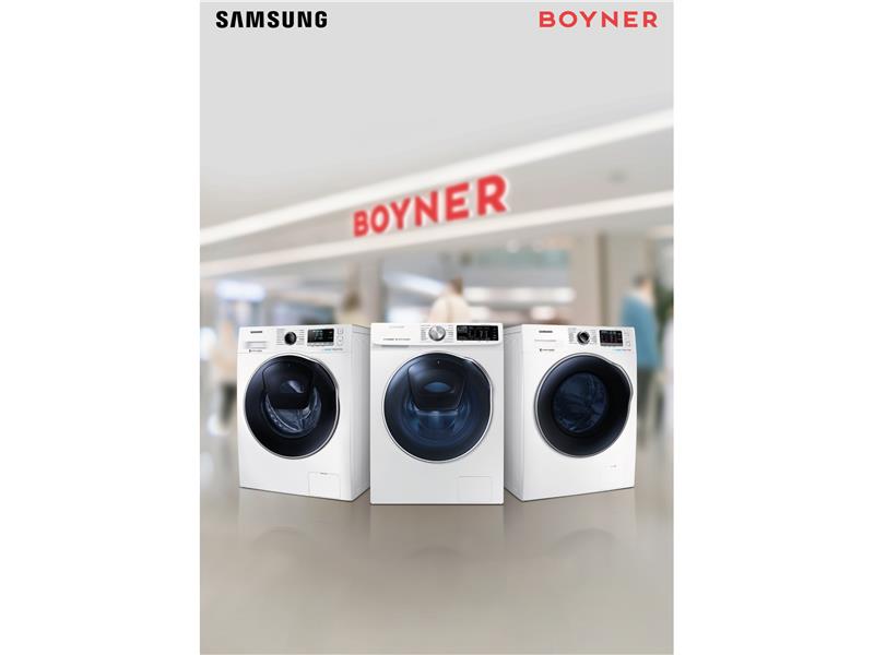 Seçili Samsung kurutmalı çamaşır makineleri Boyner’den hediye çeki kazandırıyor! 