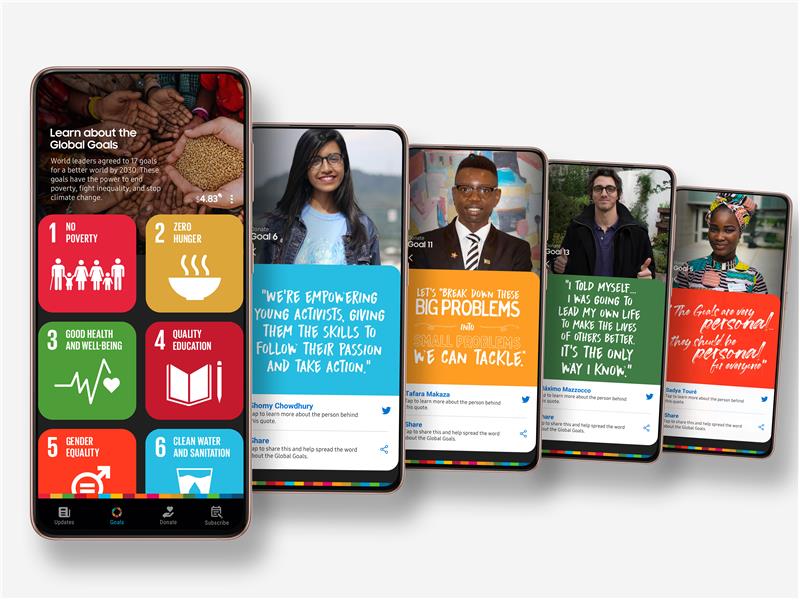 Samsung ve Birleşmiş Milletler Kalkınma Programı, Küresel Amaçlar çalışmalarının kapsamını dört yeni Genç Lider’le genişletti