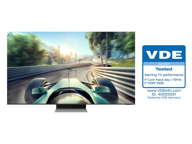 Samsung Neo QLED TV’lere endüstride öncü “Oyun Televizyonu Performansı” sertifikası verildi! 