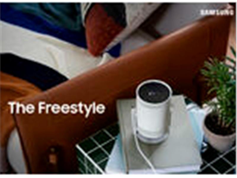 Samsung, eğlenceyi her yere götürmenizi sağlayan, yeni taşınabilir ekran ve eğlence cihazı The Freestyle'ı tanıttı