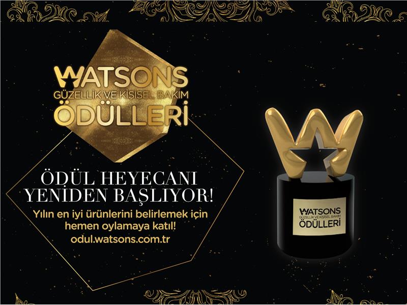 7. Watsons Güzellik ve Kişisel Bakım Ödülleri İçin Oylamaya Katılın!