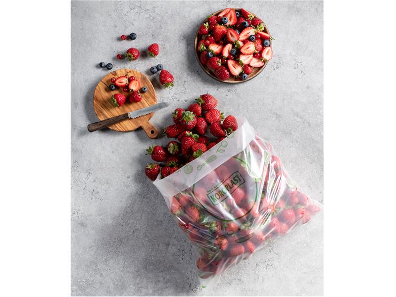Koroplast Taze Tutan Buzdolabı Poşeti ile sebze ve meyveler 30 güne kadar taptaze!